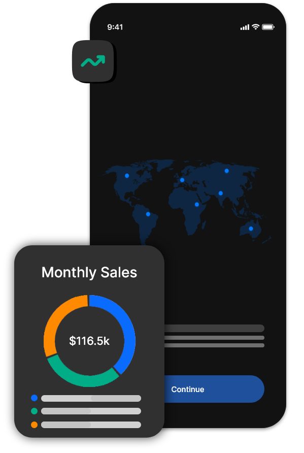 app concept with phone