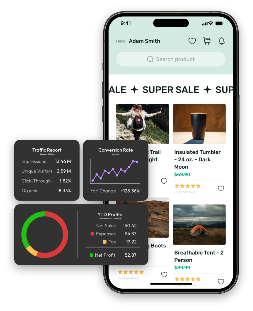 shopify mobile concept