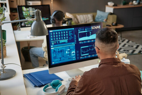 software engineer working